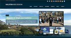 Desktop Screenshot of halstonwebdesign.com