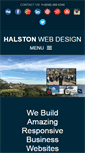 Mobile Screenshot of halstonwebdesign.com